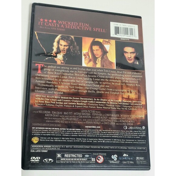 Interview with a Vampire & The Lost Boys( 2-Disc Special Edition) DVD Lot Horror - Picture 4 of 8